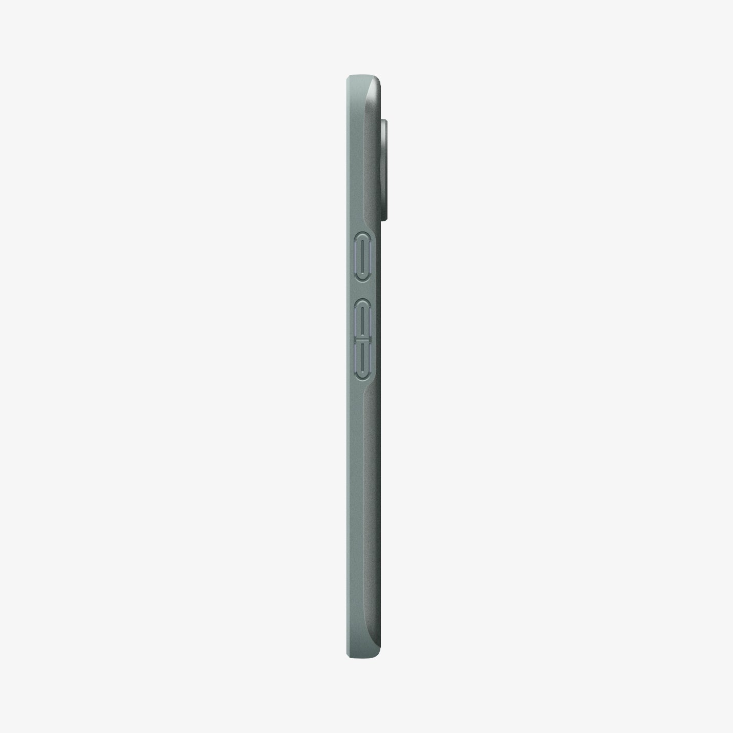 ACS09701 - Pixel 10, Pixel 10 Pro Thin Fit (MagFit) in Sage Green showing the side