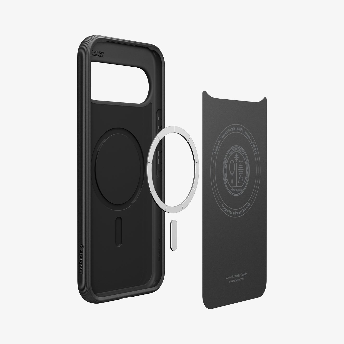 ACS09731 - Pixel 10 Pro XL Case Parallax (MagFit) in black showing the inside layers of case
