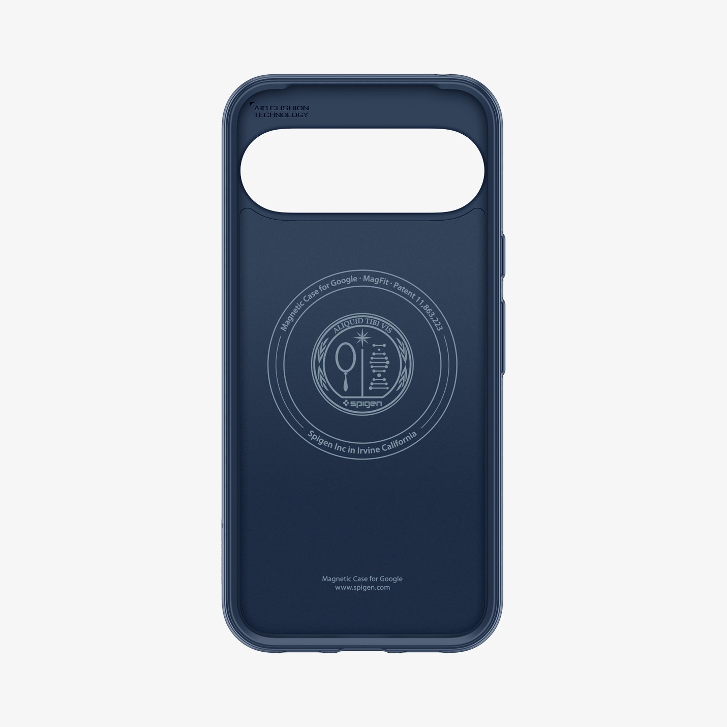 ACS09733 - Pixel 10 Pro XL Case Parallax (MagFit) in midnight blue showing the inside of case