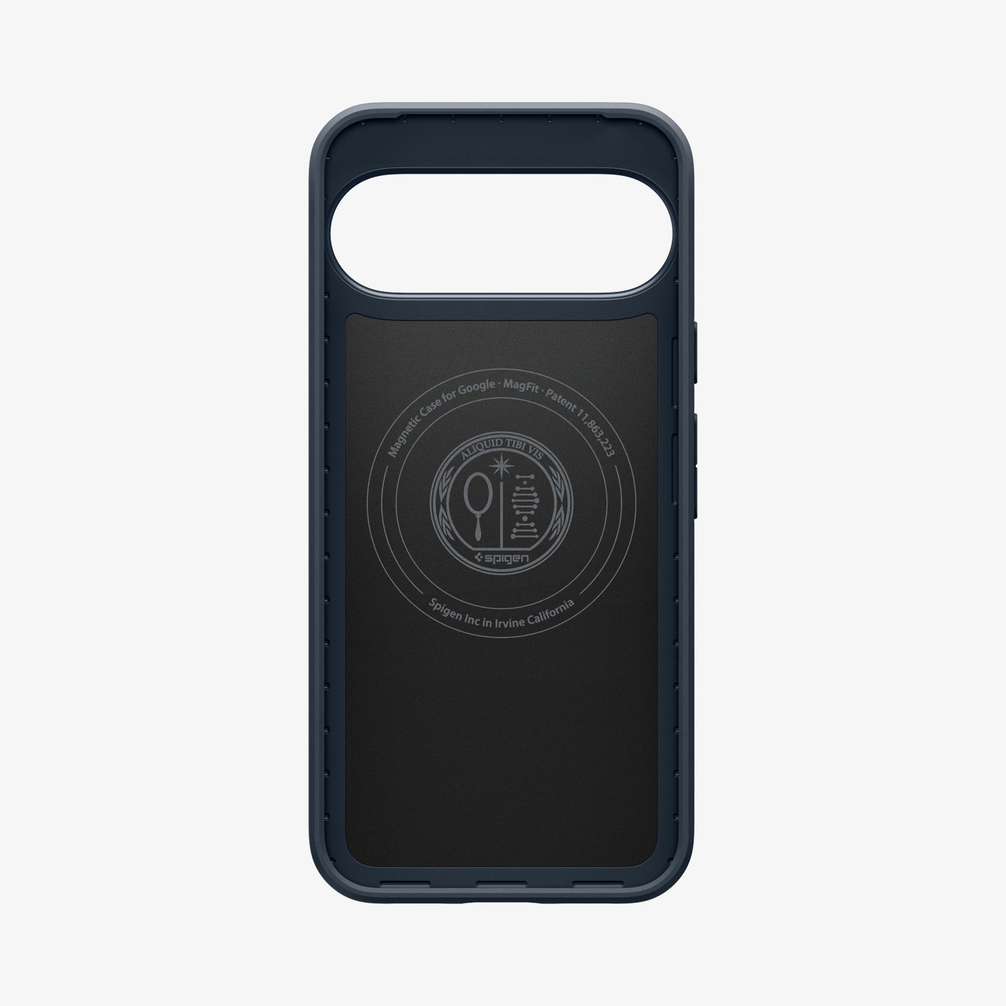 ACS09723 - Pixel 10 Pro XL Thin Fit (MagFit) in Metal Slate showing the back