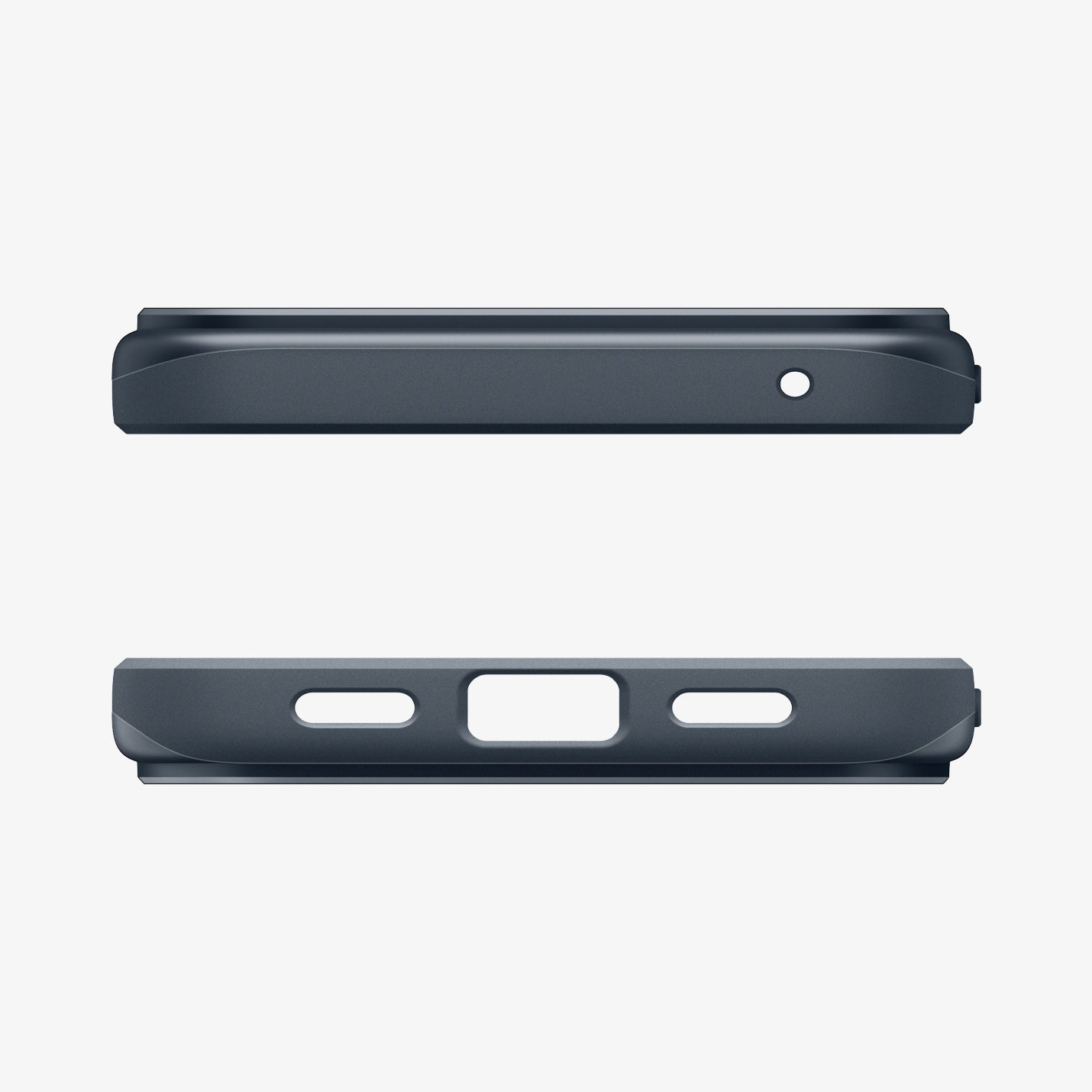 ACS09723 - Pixel 10 Pro XL Thin Fit (MagFit) in Metal Slate showing the top and bottom of case
