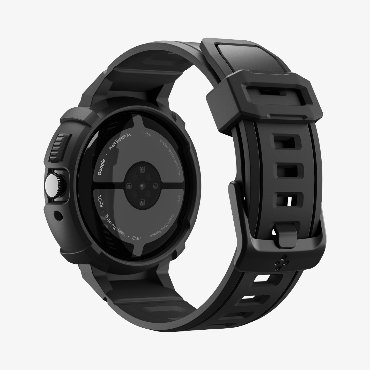 ACS09489 - GWdde Band Rugged Armor Pro in black showing the back and side