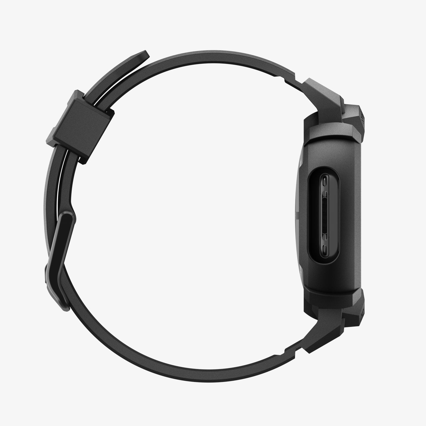 ACS09489 - GWdde Band Rugged Armor Pro in black showing the side
