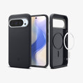 ACS09736 - Pixel 10 Pro XL Case Nano Pop (MagFit) in black sesame showing the back, front and inside