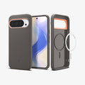 ACS09735 - Pixel 10 Pro XL Case Nano Pop (MagFit) in papaya gray showing the back, front and inside