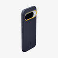 ACS09711 - Pixel 10 Pixel 10 Pro Case Nano Pop (MagFit) in blueberry navy showing the back and side