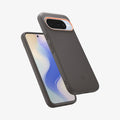 ACS09712 - Pixel 10 Pixel 10 Pro Case Nano Pop (MagFit) in Papaya Gray showing the back, front and sides