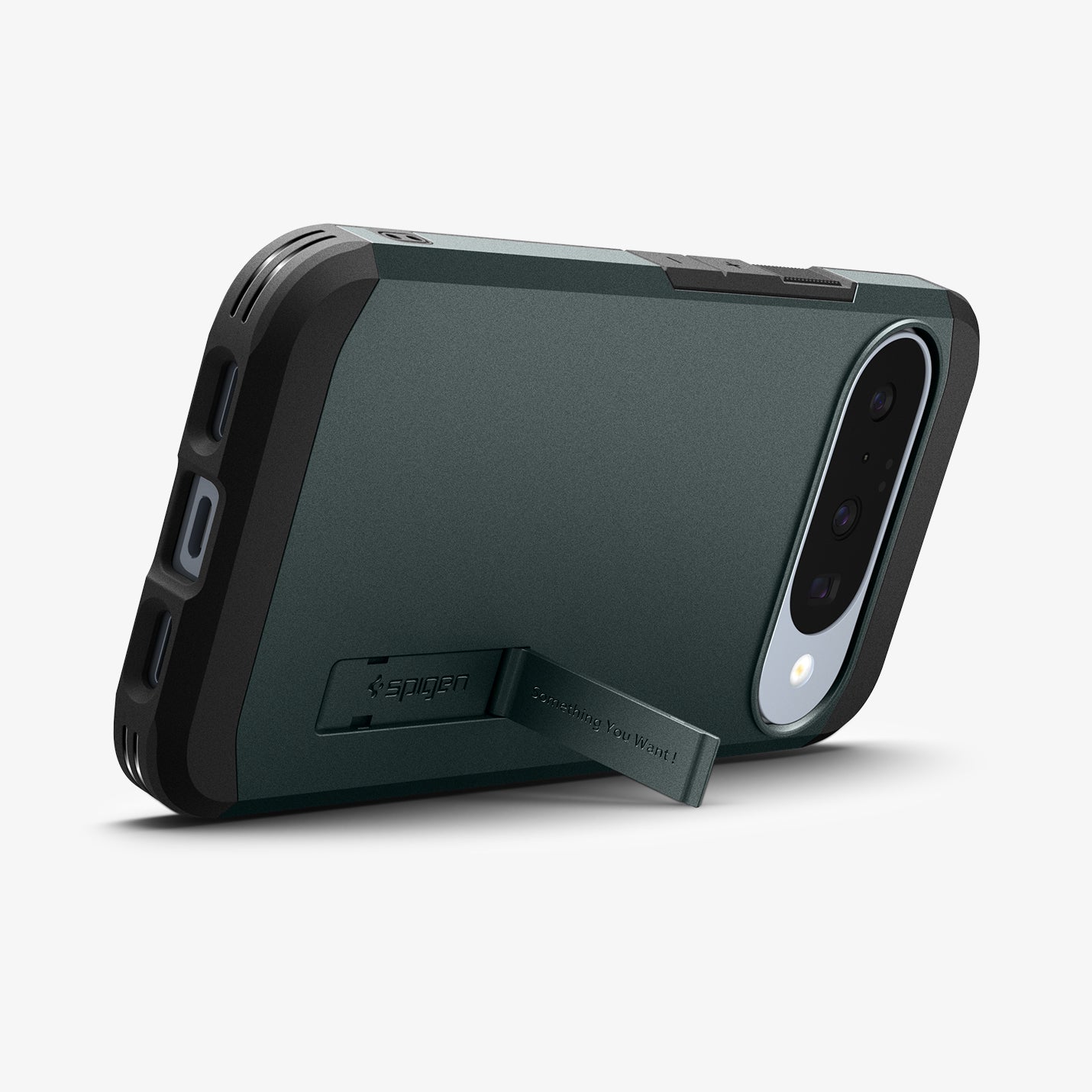 ACS09707 - Pixel 10 Pixel 10 Pro Tough Armor AI (MagFit) in Abyss Green showing side