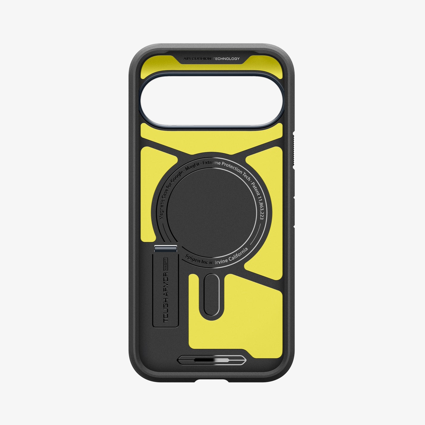ACS09706 - Pixel 10 Pixel 10 Pro Tough Armor AI (MagFit) in Metal Slate showing the back
