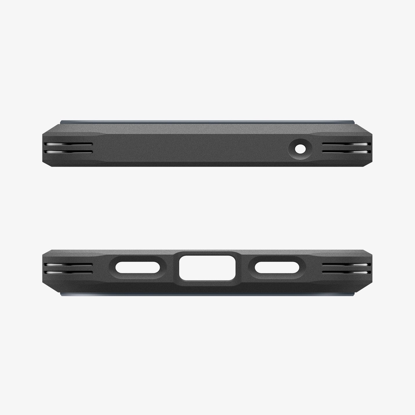 ACS09706 - Pixel 10 Pixel 10 Pro Tough Armor AI (MagFit) in Metal Slate showing the top and bottom of case