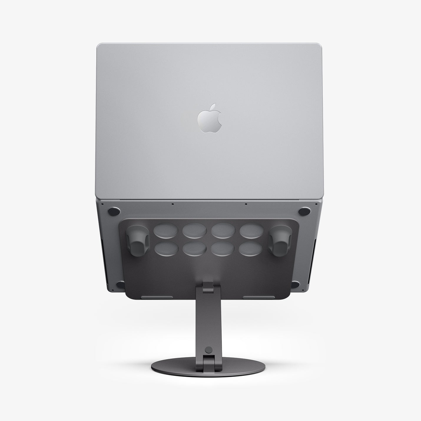 AMP09303 - Laptop Stand | LD206C in Space Gray showing the back with the device