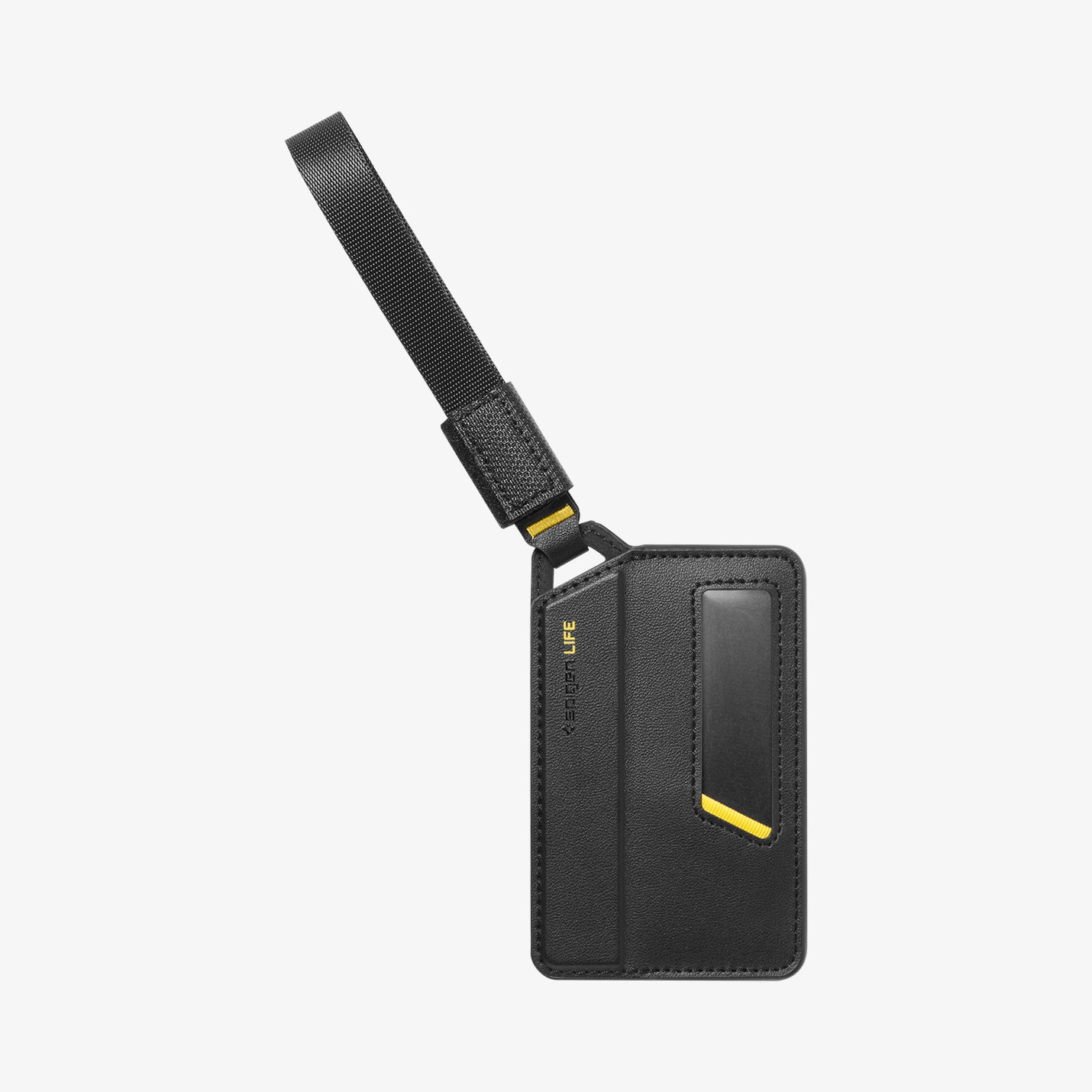 AHP09776 - luggage tag in black showing front