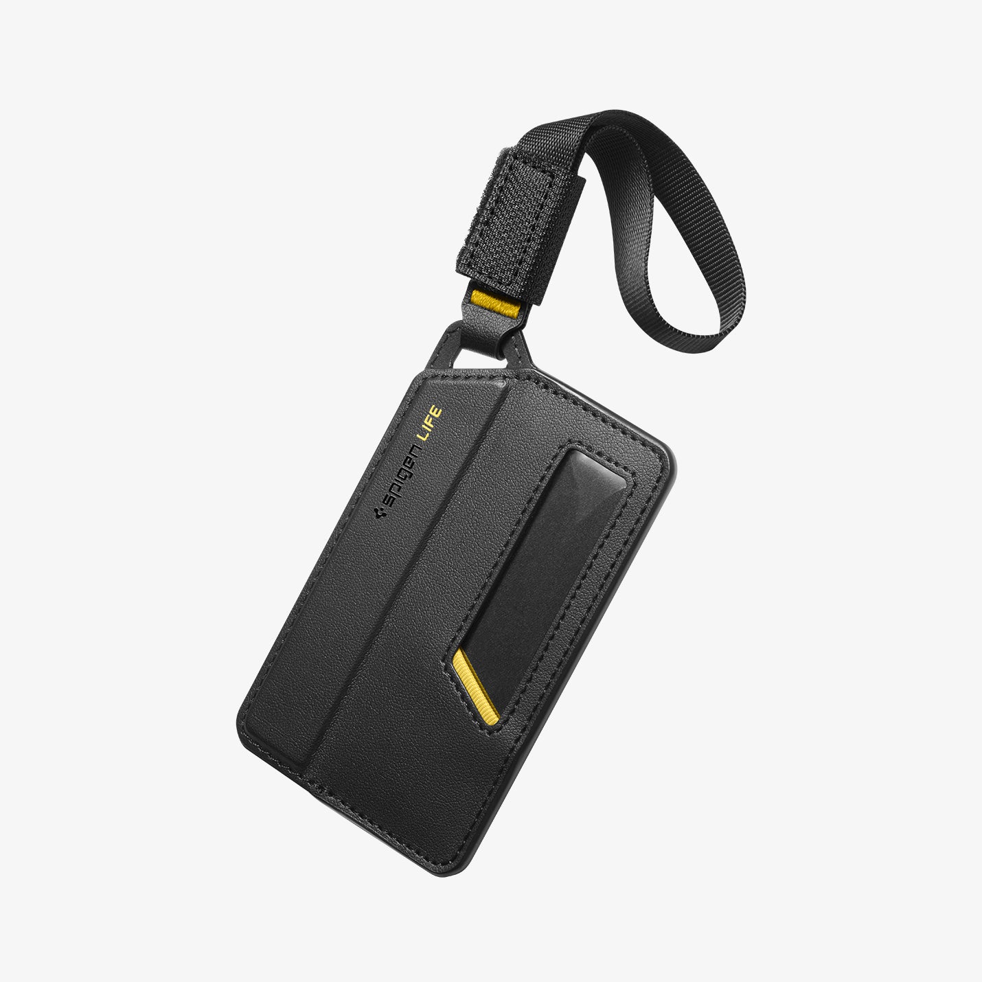 AHP08865 - luggage tag 2 pack in black showing front