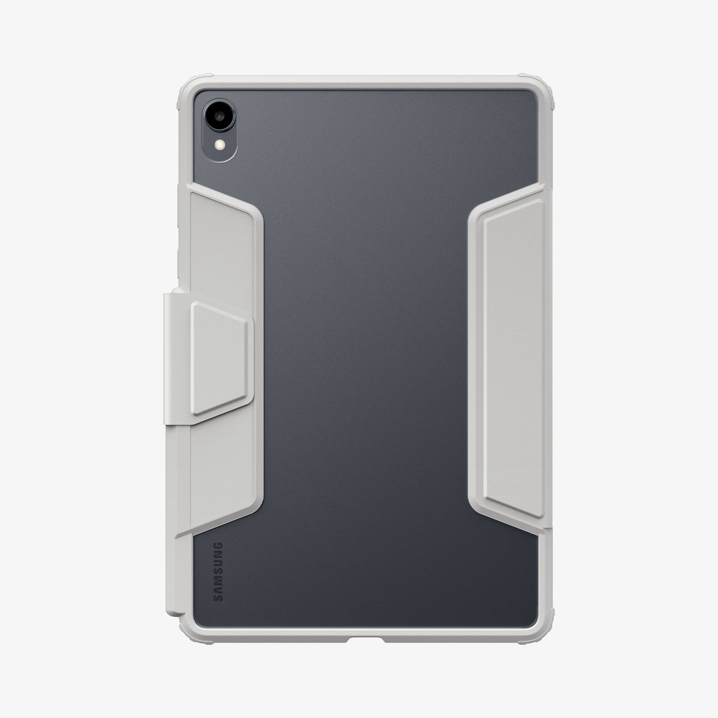 ACS10213 - Galaxy Tab S11 Series Ultra Hybrid Pro in Gray showing back with clear part