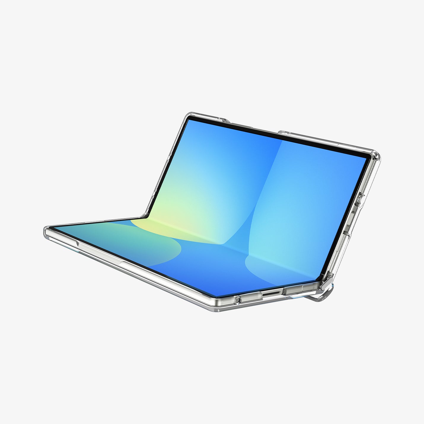 ACS09546 - Galaxy Z Fold 7 Ultra Hybrid Pro (MagFit) showing the side, half open