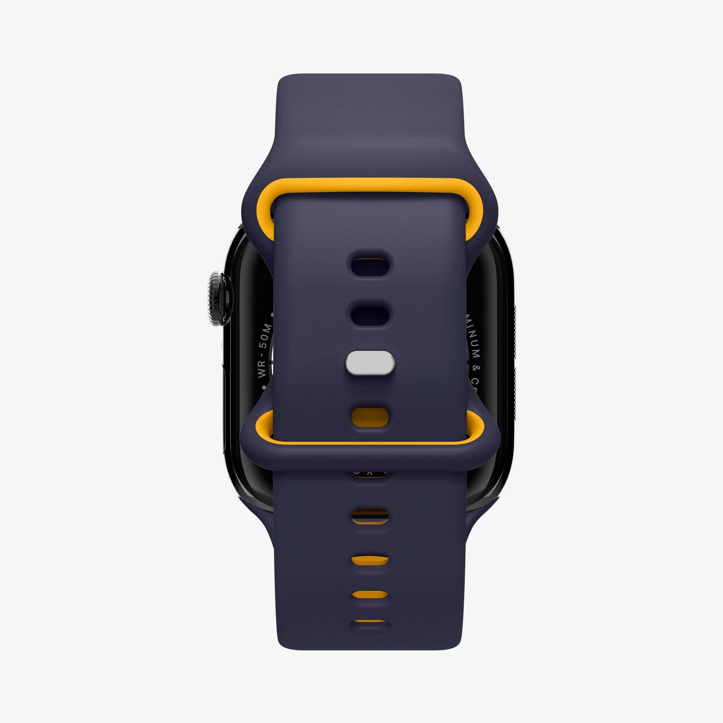 AMP09325 - Apple Watch Series - Nano Pop 42mm in Blueberry Navy showing the back bottom