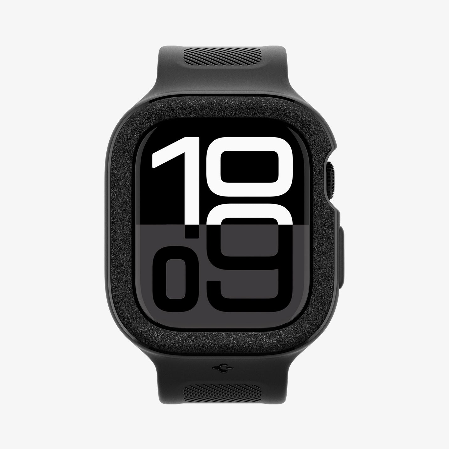 ACS09390 - Apple Watch 10 (42mm) Case Vault Pro in Matte Black showing the front