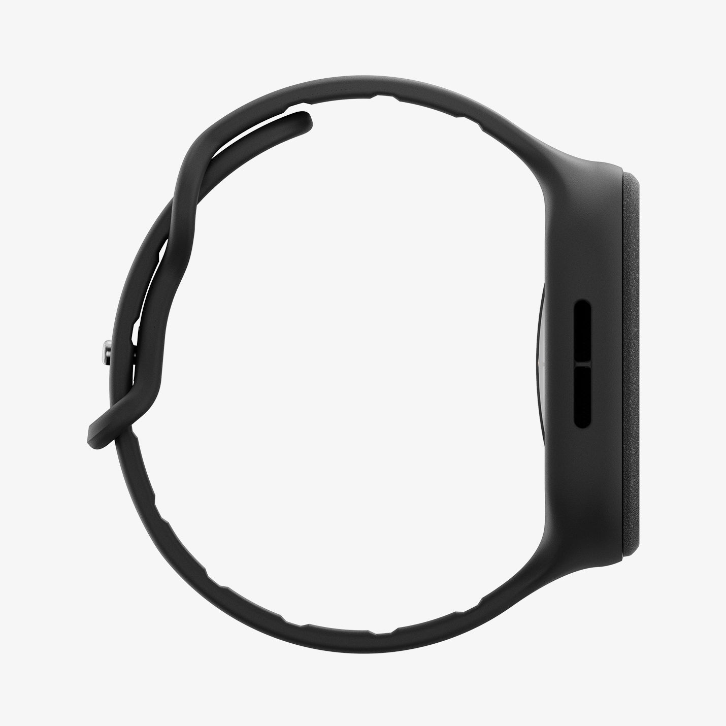 ACS09390 - Apple Watch 10 (42mm) Case Vault Pro in Matte Black showing the side