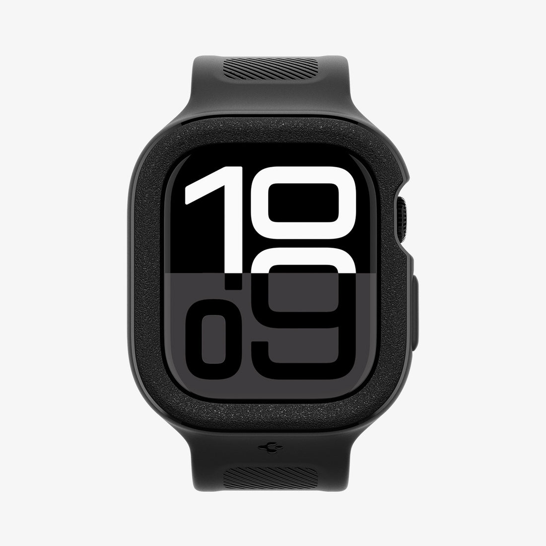 ACS09391 - Apple Watch 10 (46mm) Case Vault Pro in Matte Black showing the front