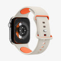 AMP09323 - Apple Watch Series - Nano Pop 46mm in Orange Beige showing the back, partial side, inner and back bottom