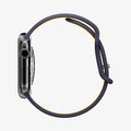 AMP09322 - Apple Watch Series - Nano Pop 46mm in Blueberry Navy showing the side facing left