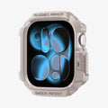 ACS10493 - Apple Watch 10/11 (42mm) Rugged Armor 2 in Dune Beige showing the front
