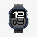 ACS10492 - Apple Watch 10/11 (42mm) Rugged Armor 2 in Navy Blue showing the front