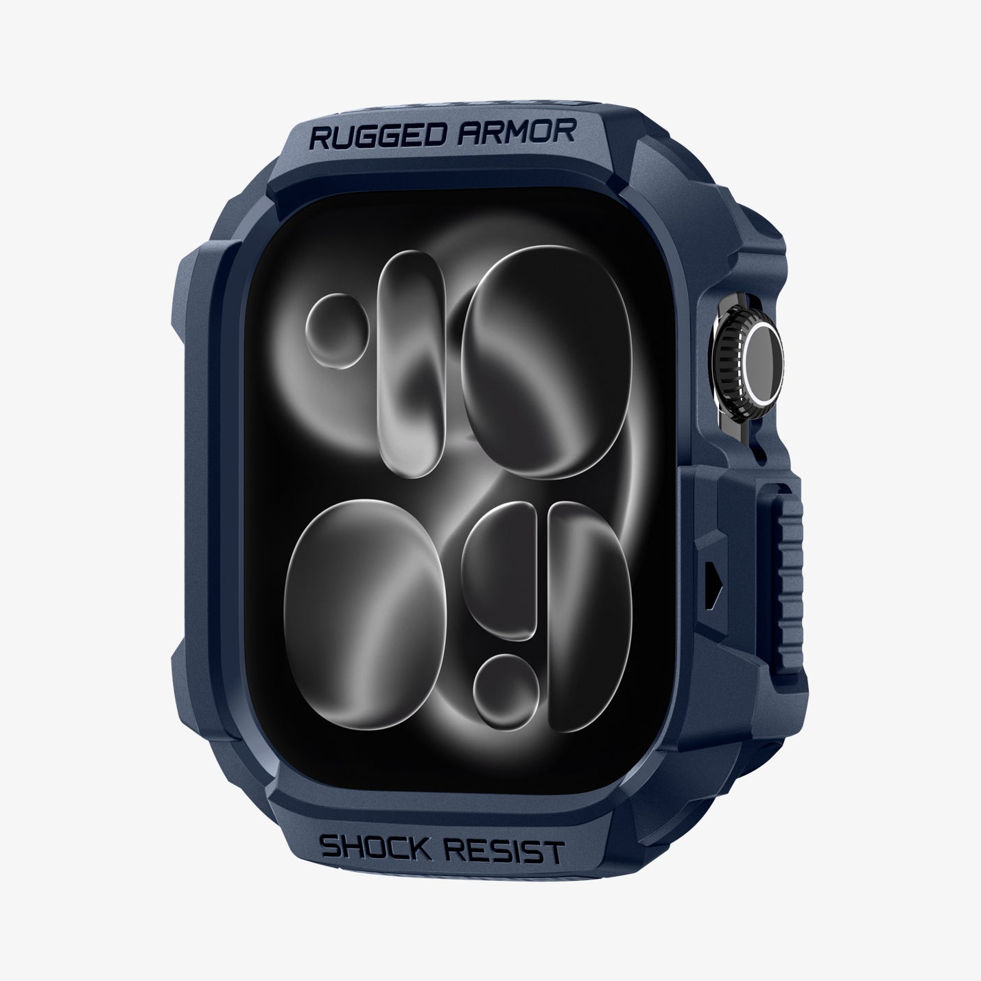 ACS10492 - Apple Watch 10/11 (42mm) Rugged Armor 2 in Navy Blue showing the front
