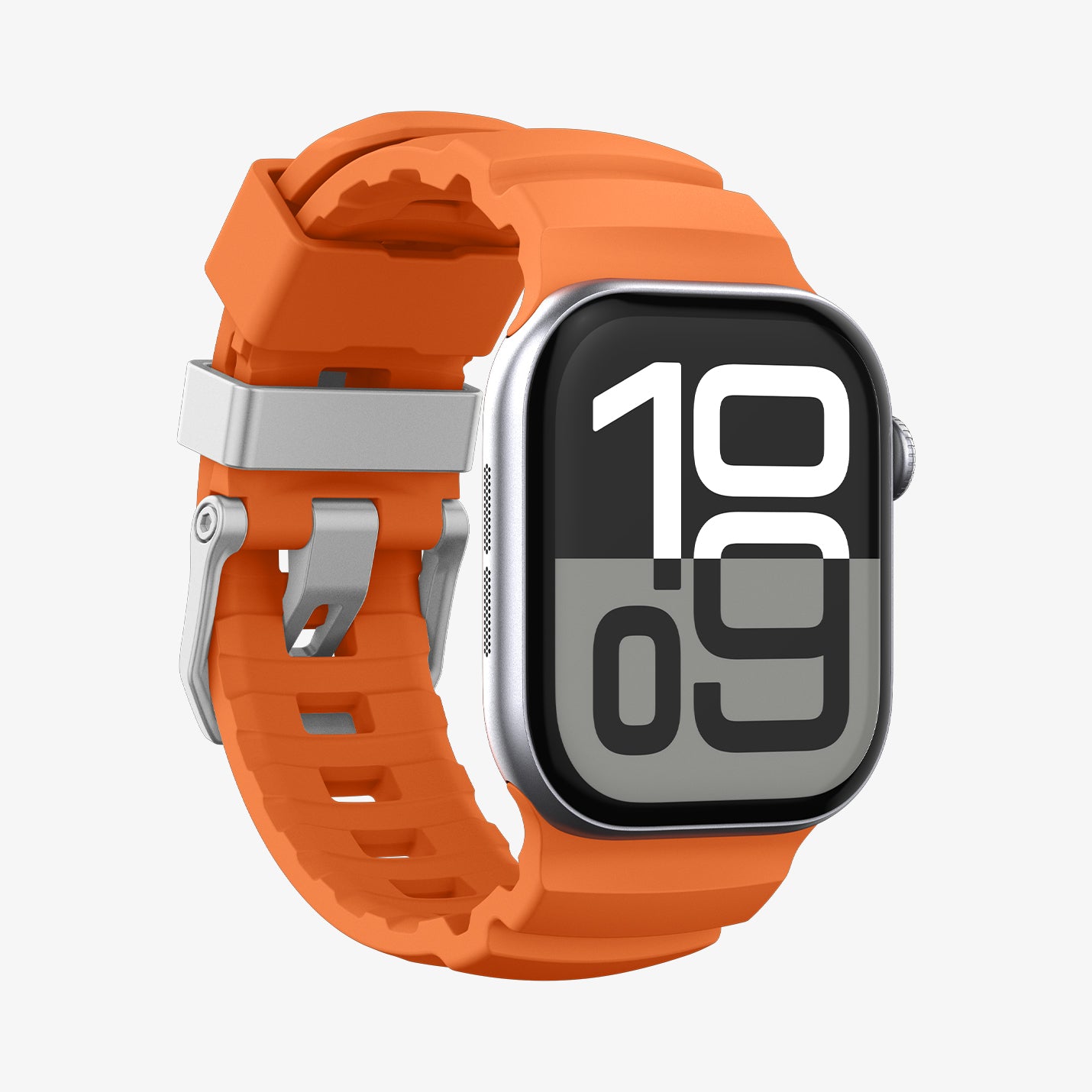 AMP10509 - Apple Watch 10/11 (46mm) WBS2 in Orange showing the front, sides, and inner bottom