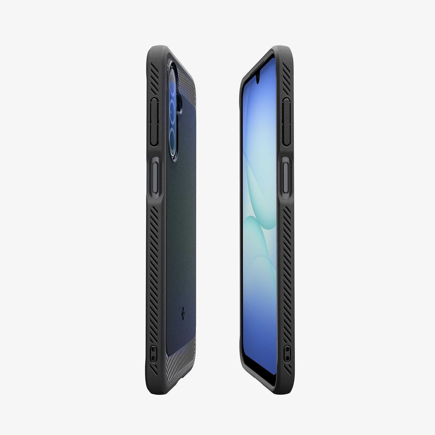 ACS09844 - Galaxy A 17 5G Rugged armor showing the sides, partial front and back