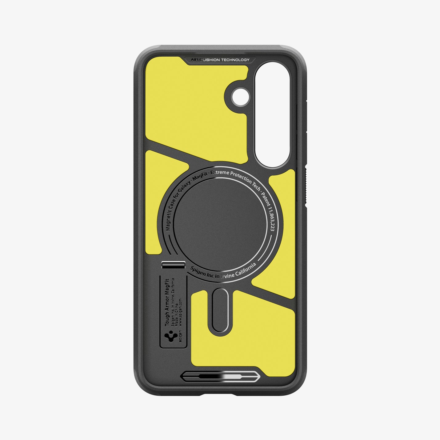 ACS10029 - Galaxy S25 FE Case Tough Armor (MagFit) in black showing the inside of case