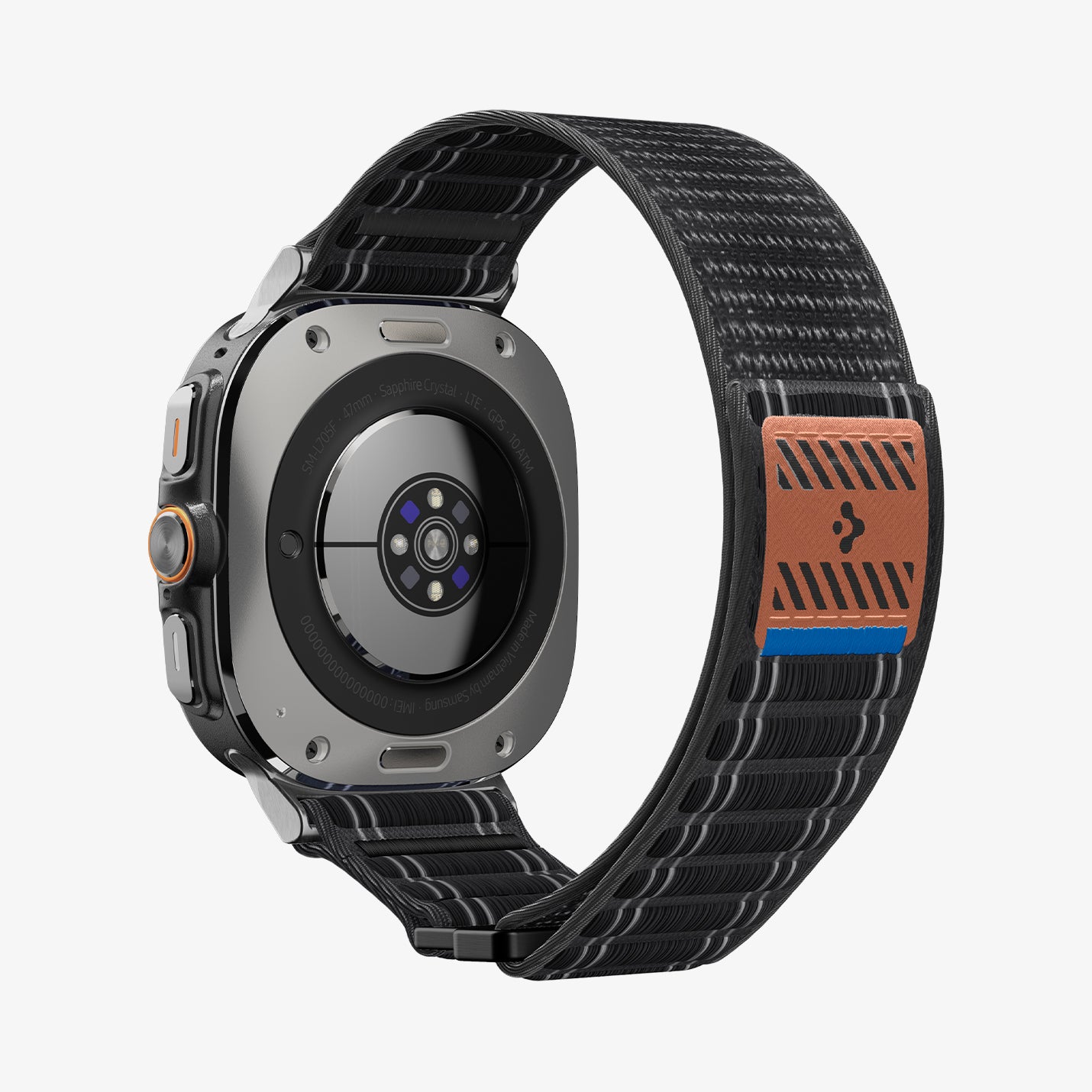AMP10146 - Galaxy Watch Ultra WBF0 in black showing the back, inner sides and back bottom