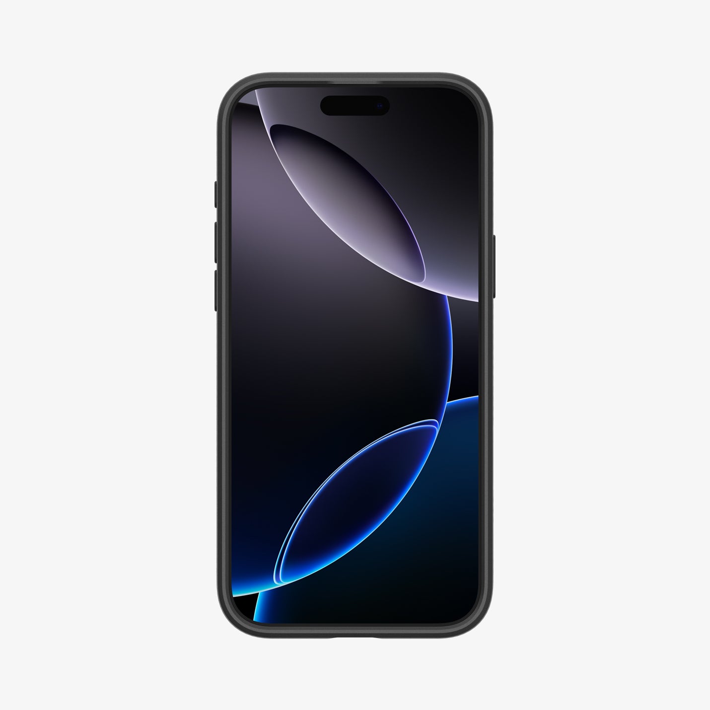 ACS09116 - iPhone 16 Pro Case Liquid Air T (MagFit + Camera Control) in Matte Black showing the front