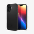ACS09969 - iPhone 17 Thin Fit (MagFit) in Black showing the back, partial front and sides