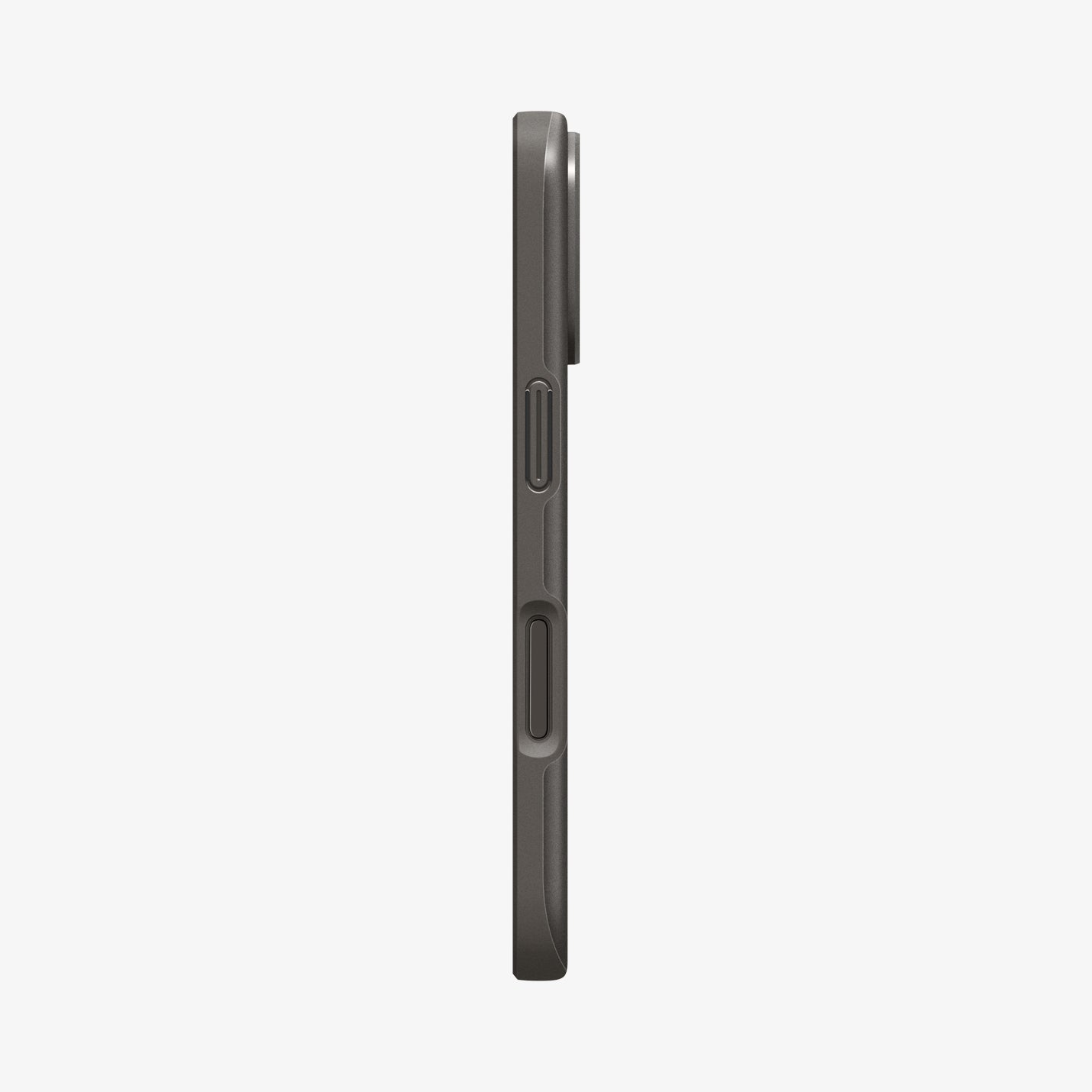 ACS09971 - iPhone 17 Thin Fit (MagFit) in Gunmetal showing the side