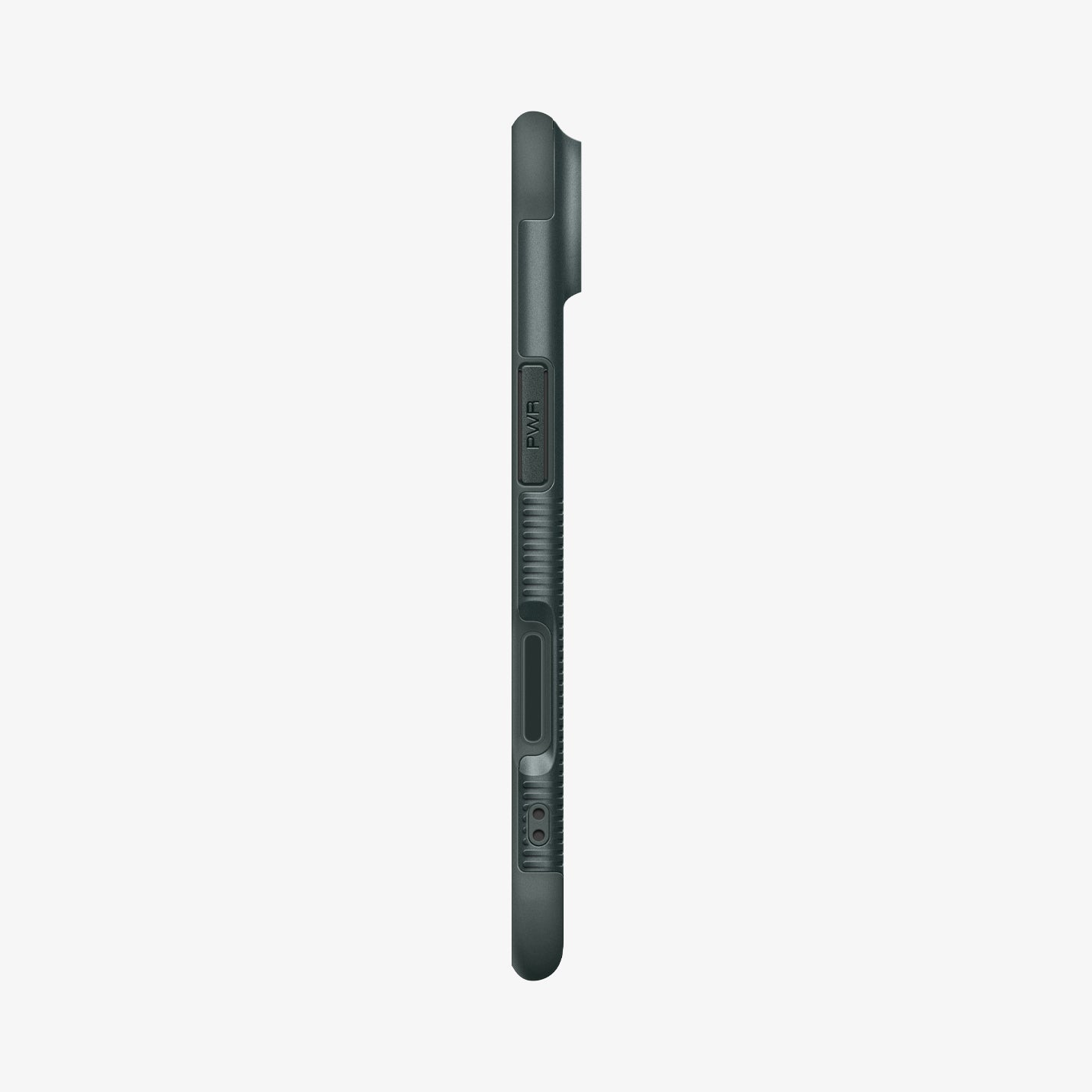 ACS09678 - iPhone 17 Air Slim Armor (MagFit) in Abyss Green showing the side