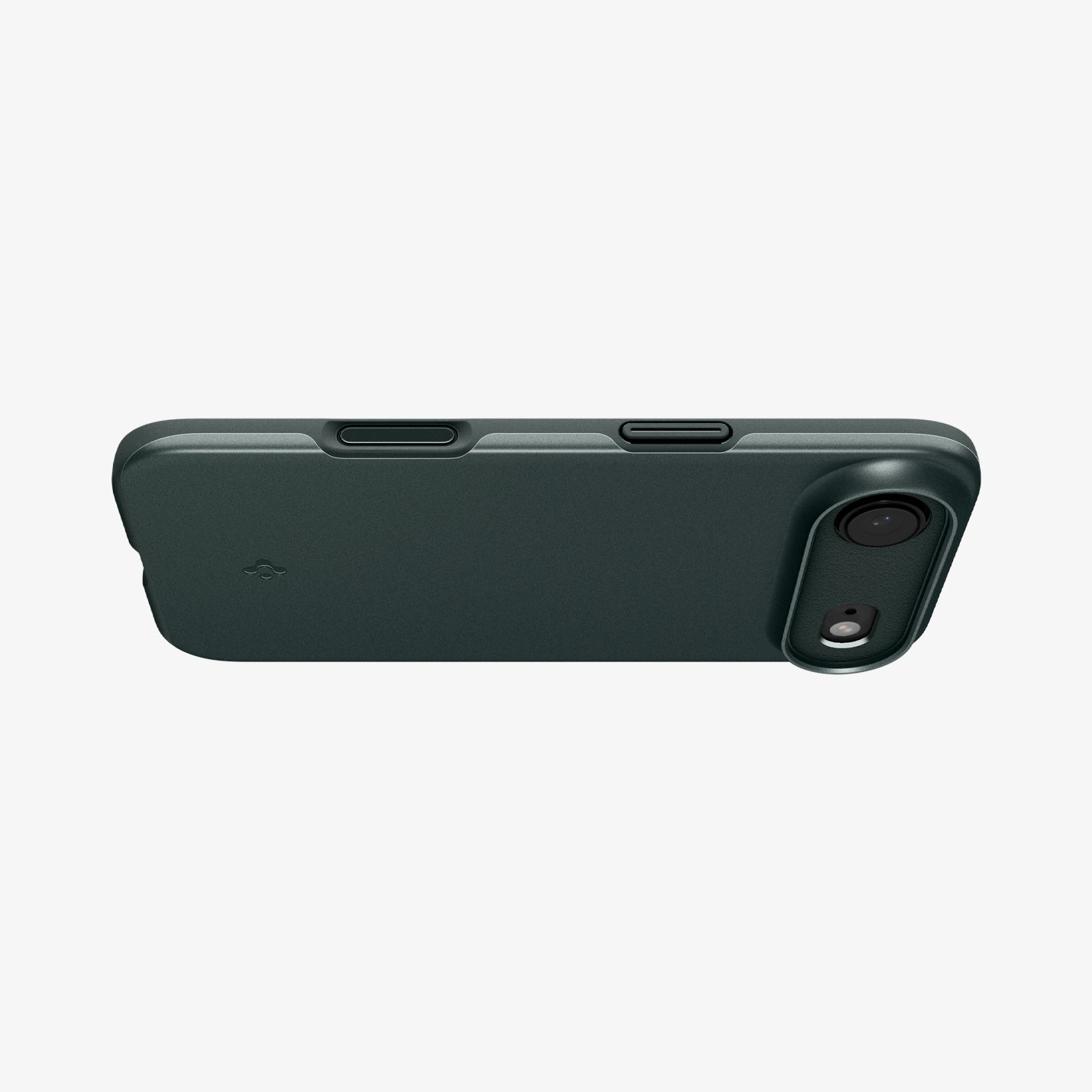 ACS09917 - iPhone 17 Air Thin Fit (MagFit) in Abyss Green showing the bottom of case