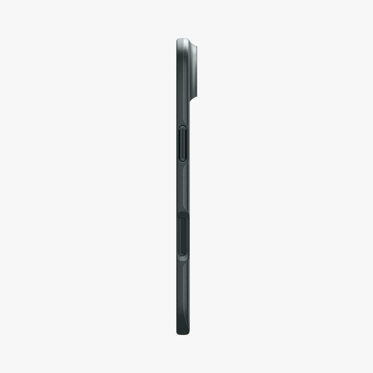 ACS09917 - iPhone 17 Air Thin Fit (MagFit) in Abyss Green showing the side