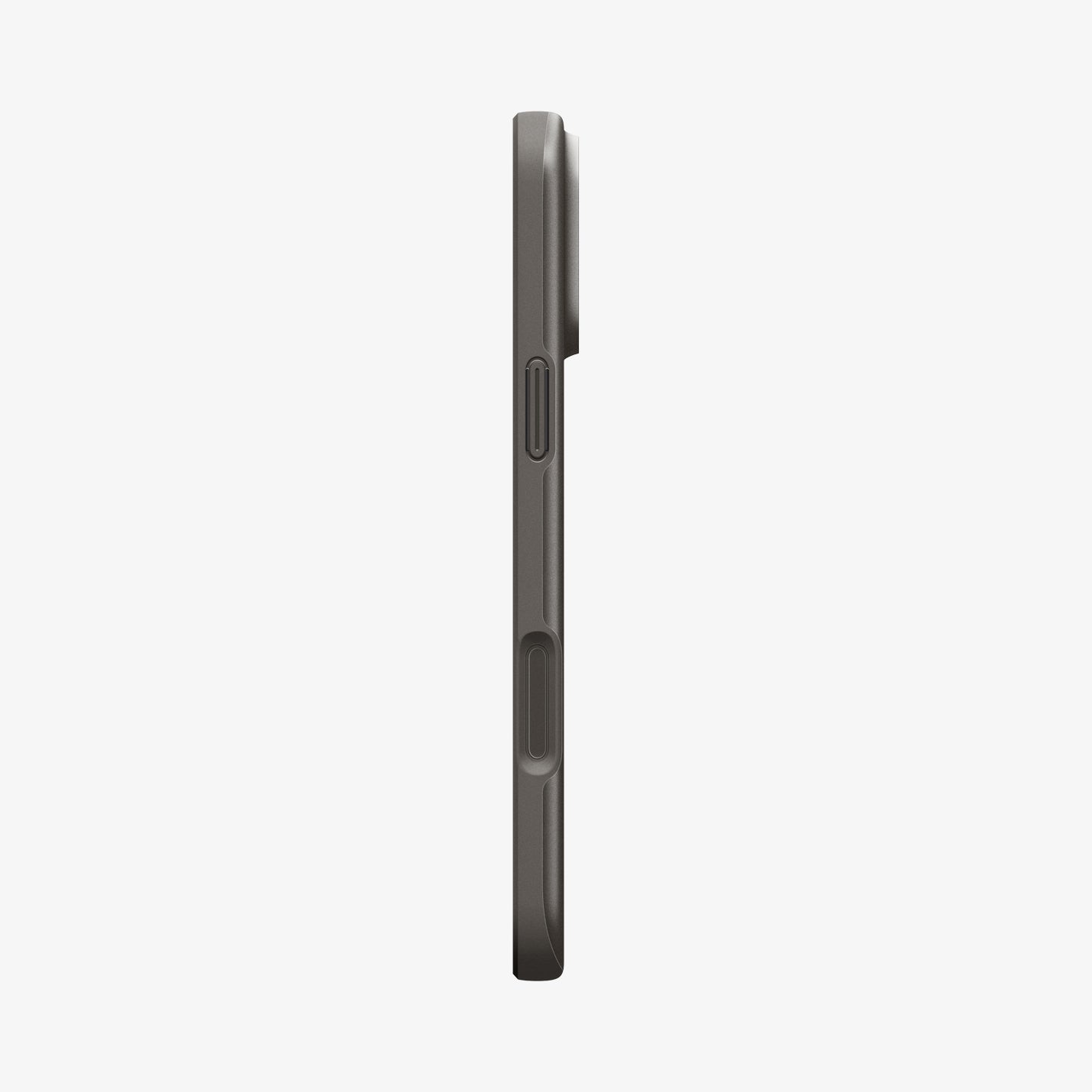 ACS09881 - iPhone 17 Pro Max Thin Fit (MagFit) in Gunmetal showing the side