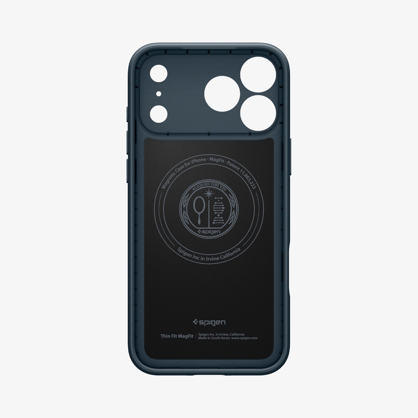 ACS09882 - iPhone 17 Pro Max Thin Fit (MagFit) in Metal Slate showing the inner case