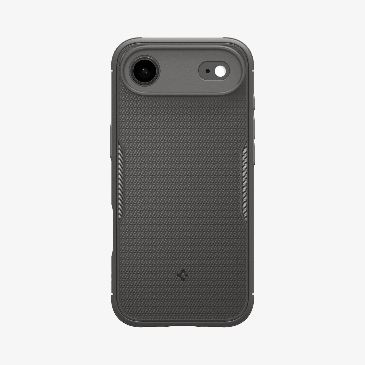 ACS09677 - iPhone 17 Air Core Armor (MagFit) in Marble Gray showing the back