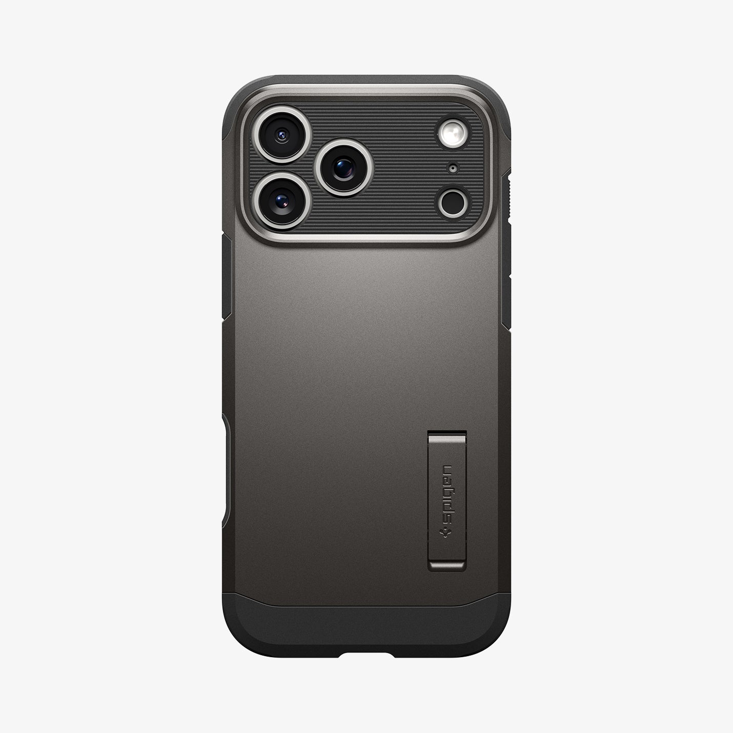 ACS09951 - iPhone 17 Pro Case Tough Armor T AI (MagFit) in gunmetal showing the back