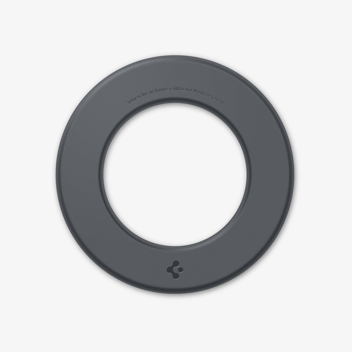 AMP09191 - OneTap Clamp in Space Gray showing the front of the magnet ring