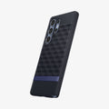 ACS09054 - Galaxy S25 Ultra Case Parallax (MagFit) in Navy Violet showing the back, partial side and bottom
