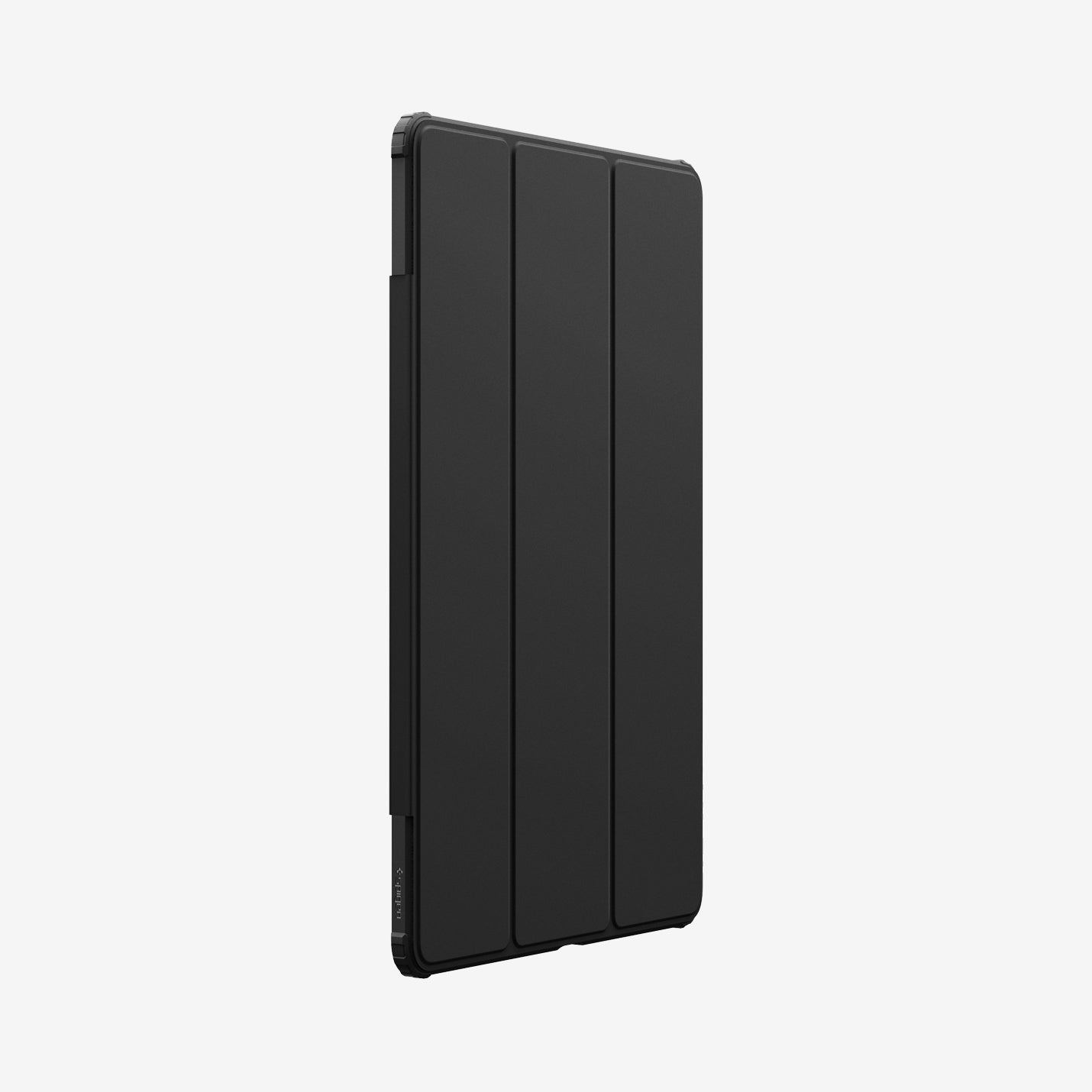 ACS09446 - Galaxy Tab S10 FE+ Case Ultra Hybrid Pro in Black showing the front and partial side