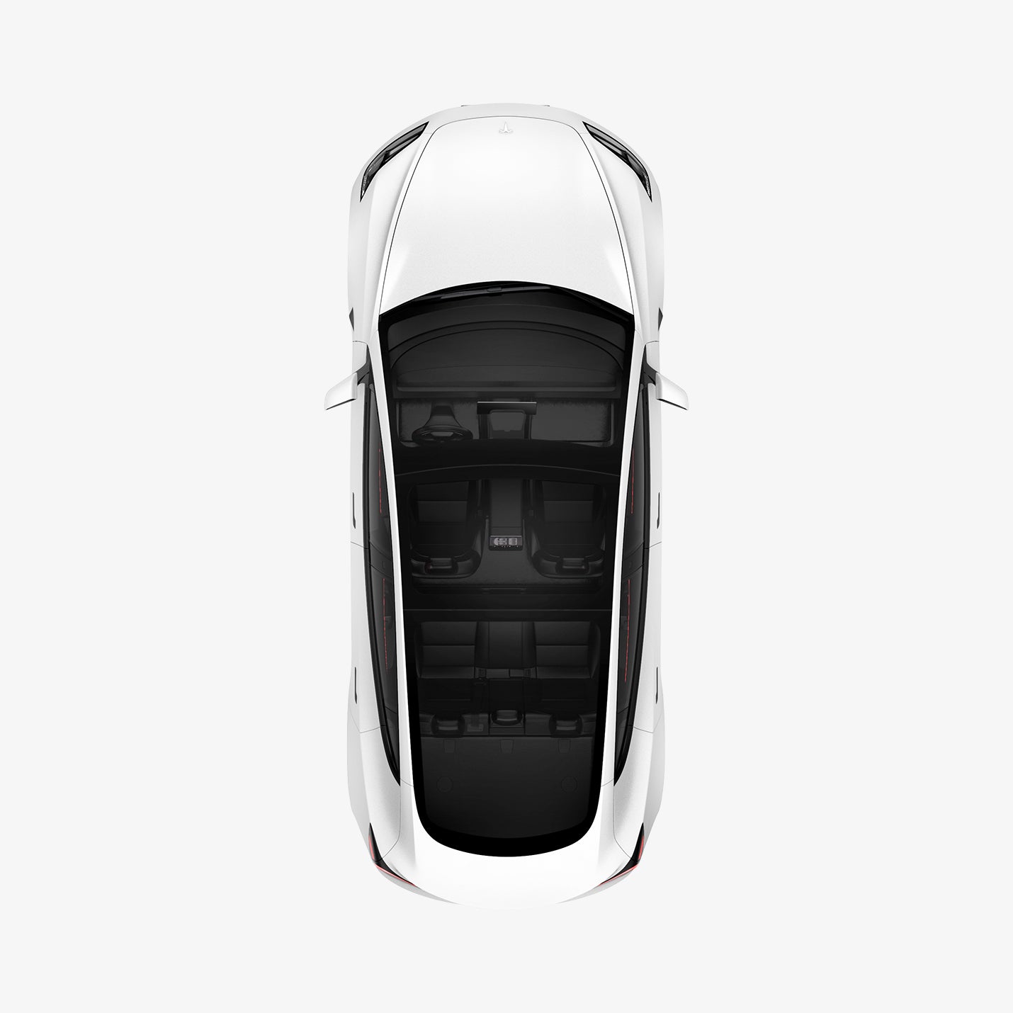 ACP08897 - Tesla Model 3 Highland CryoShade Sunroof | TO261H in Black showing the top of tesla