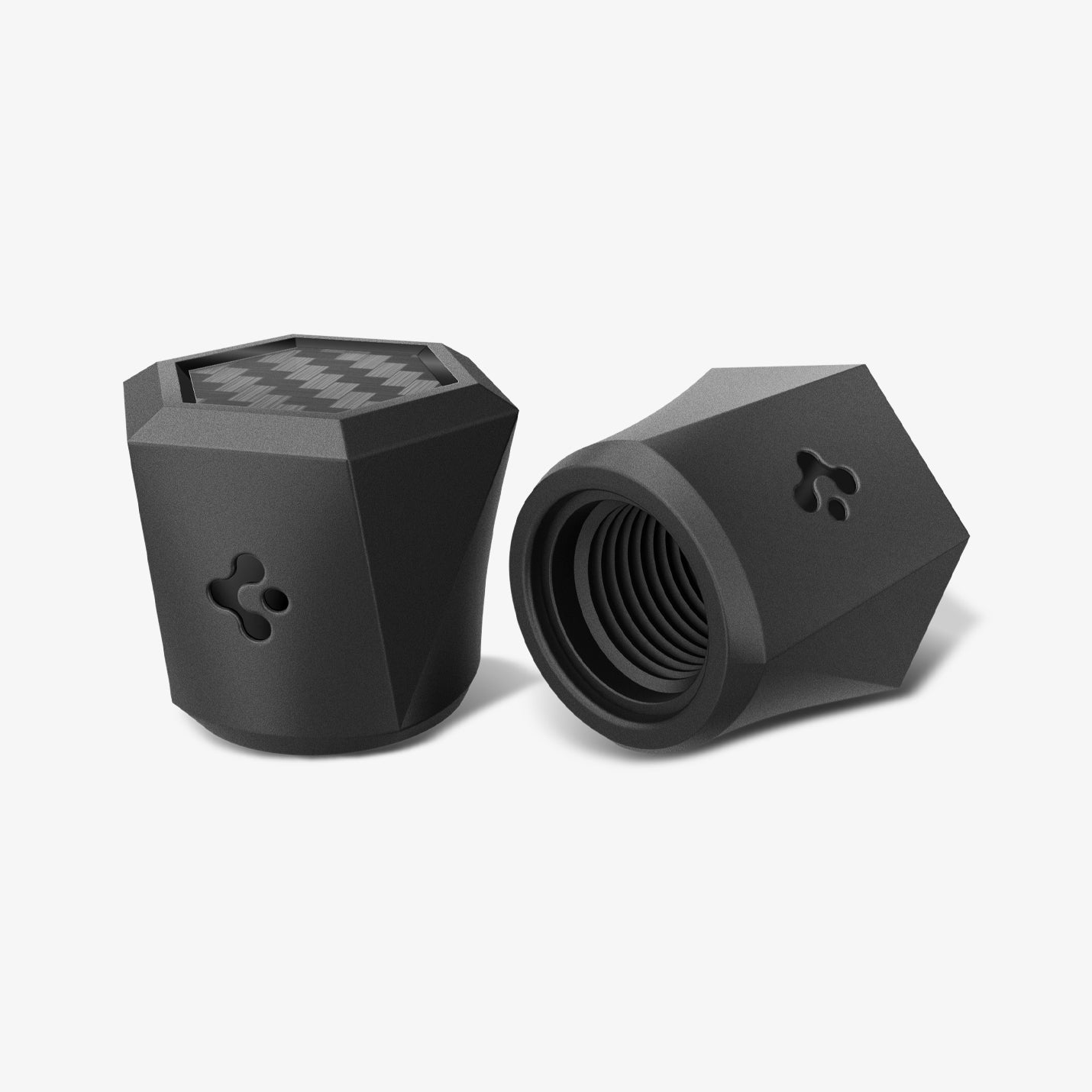 ACP09331 - Tesla Series Valve Stem Cover VS100 showing 2 products top and side