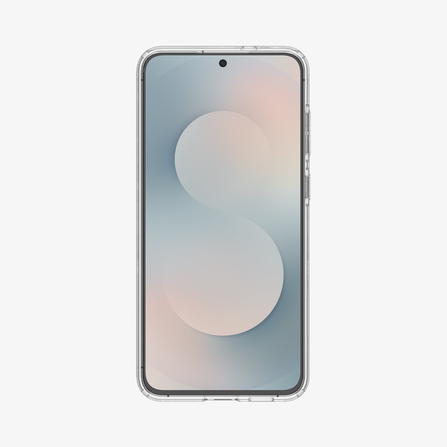 ACS10024 - Galaxy S25 FE Crystal Flex (MagFit) Case in crystal clear showing the front
