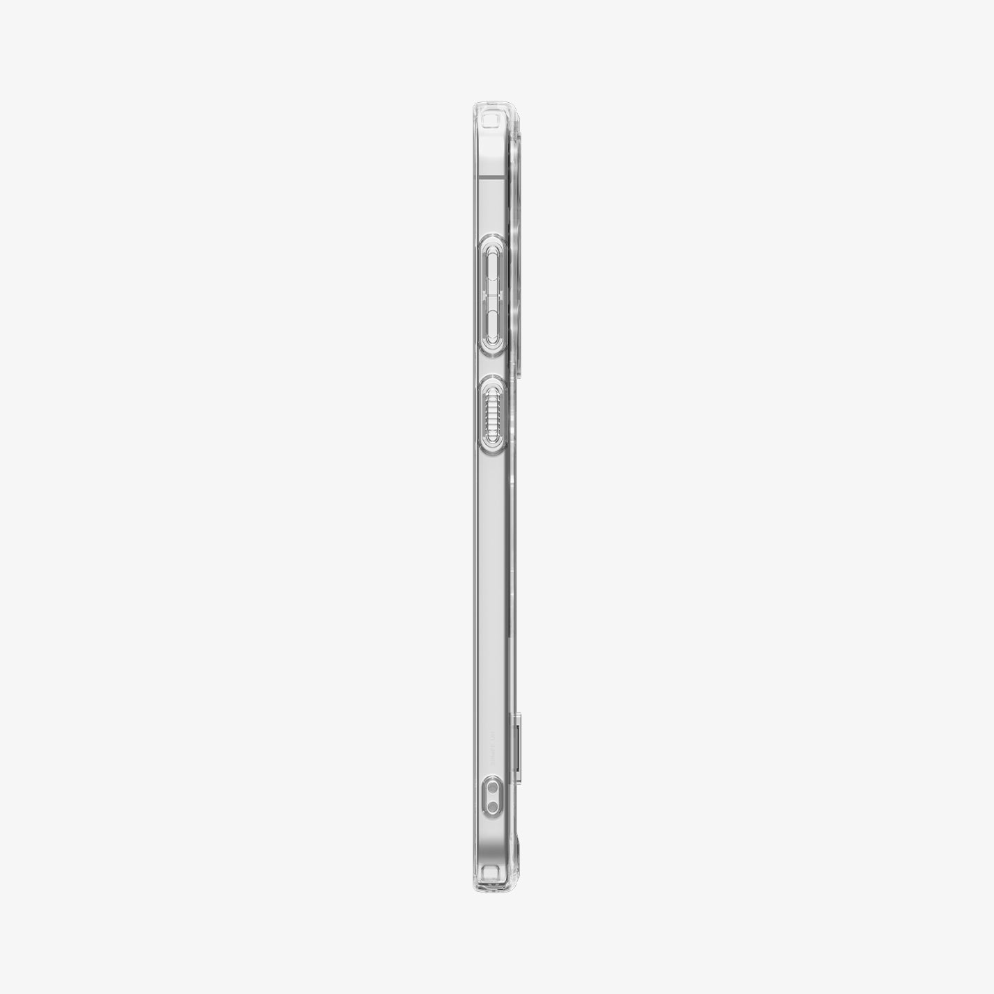 ACS10023 - Galaxy S25 FE Case Slim Armor Essential (MagFit) in clear showing the side