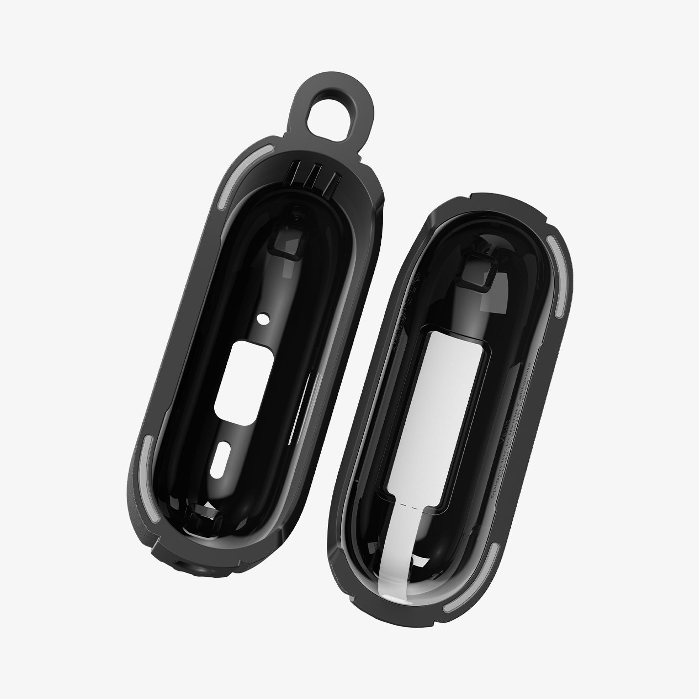 ACS09826 - AirPods Pro 3 Spigen Vault in Matte Black showing the inside of case